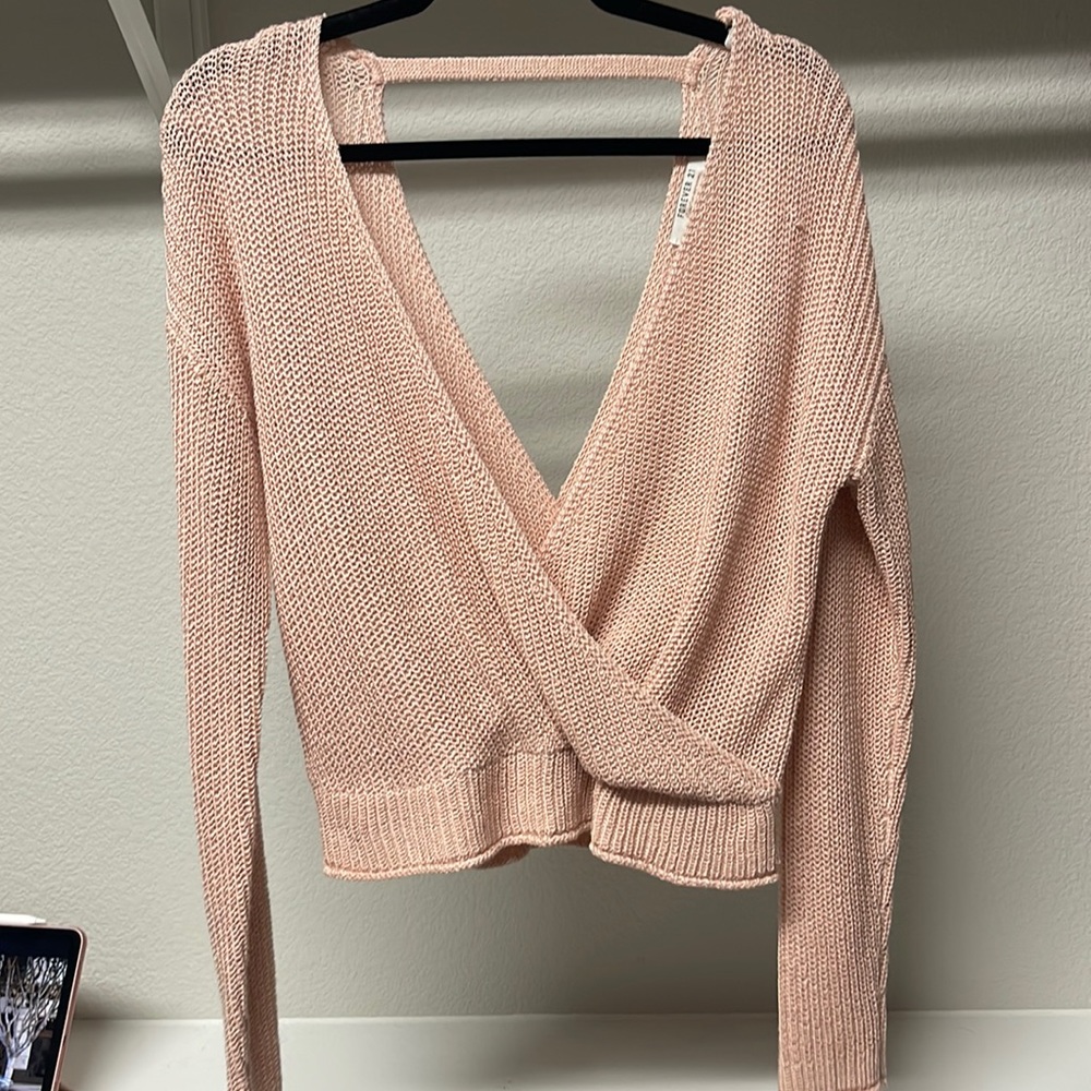 Pink sweater